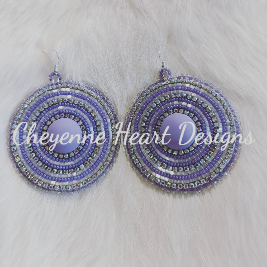 Purple Halos - Cheyenne Heart Designs