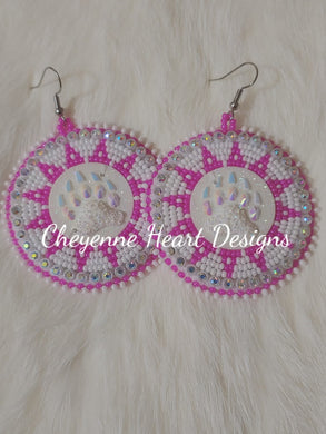 Pink star and paw - Cheyenne Heart Designs