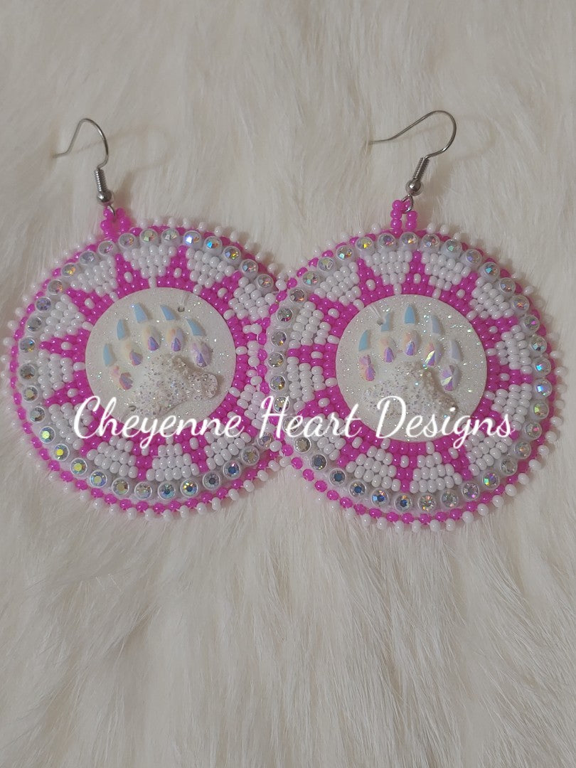 Pink star and paw - Cheyenne Heart Designs