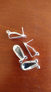 Fingernail Hinge-back Earring Posts - Cheyenne Heart Designs