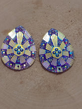 Load image into Gallery viewer, Teardrop Geometric Cabochons - Cheyenne Heart Designs
