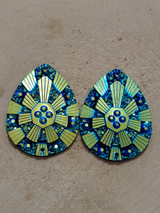 Teardrop Geometric Cabochons - Cheyenne Heart Designs