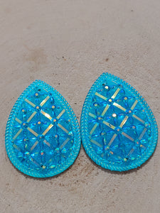 Teardrop Geometric Cabochons - Cheyenne Heart Designs