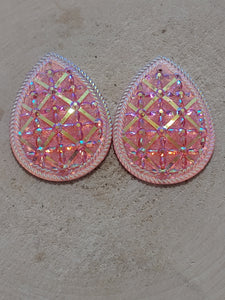 Teardrop Geometric Cabochons - Cheyenne Heart Designs