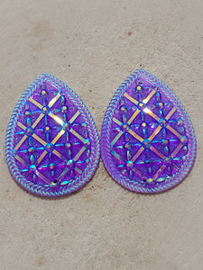 Teardrop Geometric Cabochons - Cheyenne Heart Designs