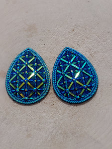 Teardrop Geometric Cabochons - Cheyenne Heart Designs