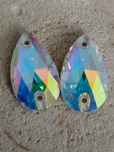 Teardrop Glass Cabochons - Cheyenne Heart Designs