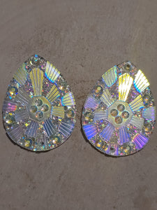 Teardrop Geometric Cabochons - Cheyenne Heart Designs