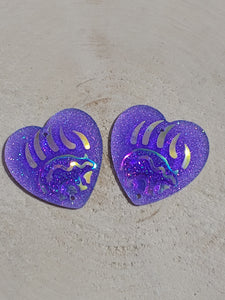 Heart Bear Claws - Cheyenne Heart Designs