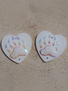 Heart Bear Claws - Cheyenne Heart Designs