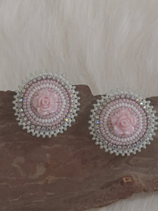 Rose stud earrings - Cheyenne Heart Designs