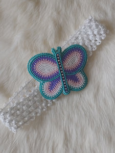 Baby butterfly clip/headband - Cheyenne Heart Designs