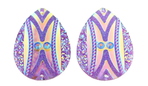 Teardrop Geometric Cabochons - Cheyenne Heart Designs